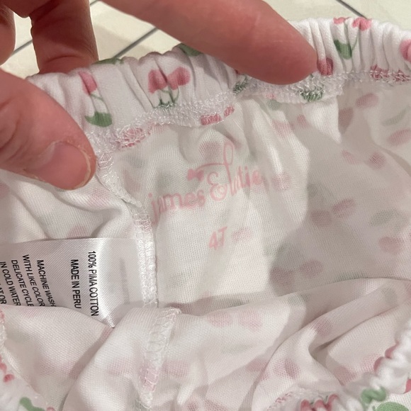 James & Lottie Cherry Print Shorts - Picture 7 of 8